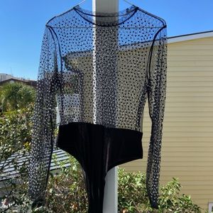 Sequence see through bodysuit